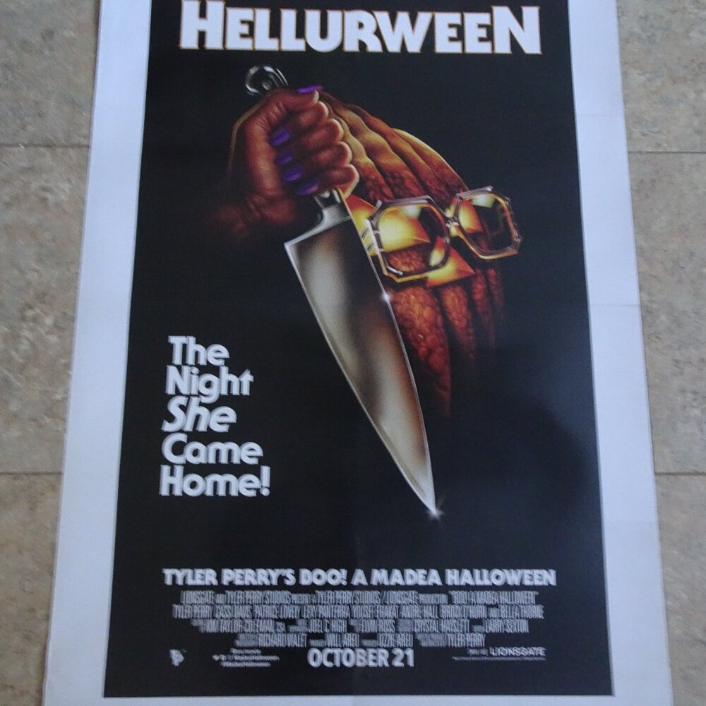 Boo! - A Tyler Perry Film - Movie Poster - Hellurween Version